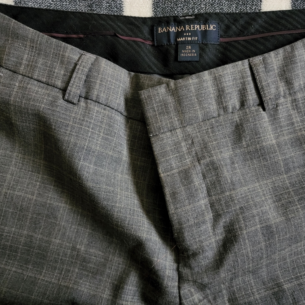 Women's Banana Republic Martini Fit Grey Slacks